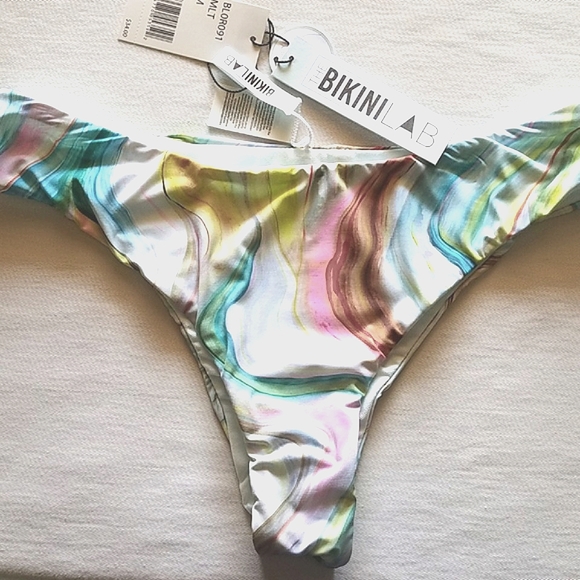 Bikini Lab New Wave Hipster Skimpy Cut Bikini Bottom - Picture 5 of 9